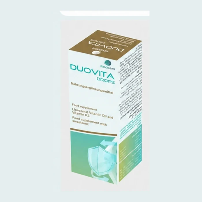 Duovita Drops liposomal vitamin D3 and K2 carton, 30 ml