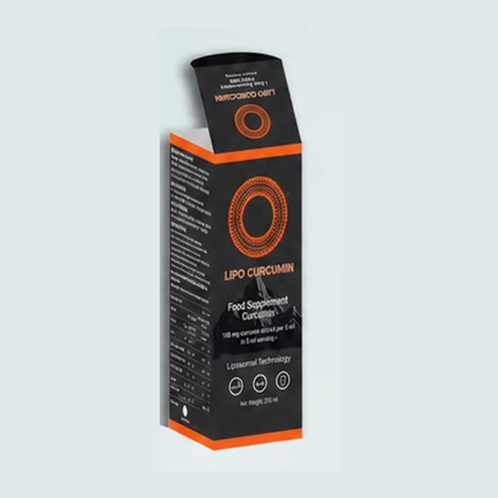 Lipo Curcumin liposomal curcumin drops carton