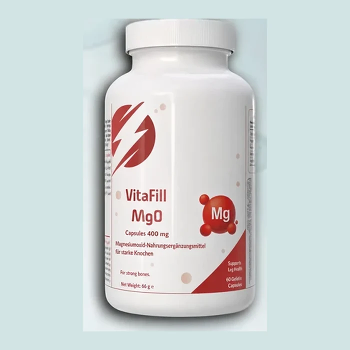 VitaFill MgO magnesium oxide 400 mg capsule bottle