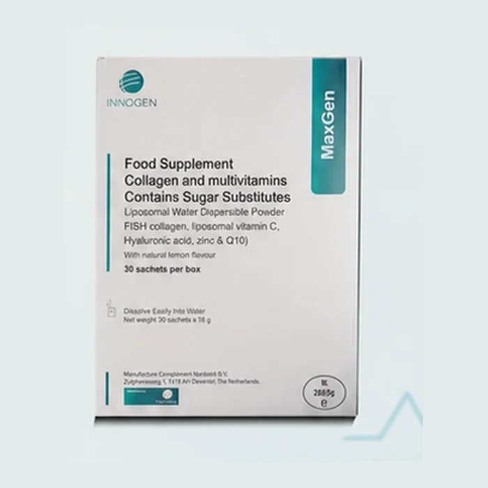 MaxGen liposomal collagen sachet carton
