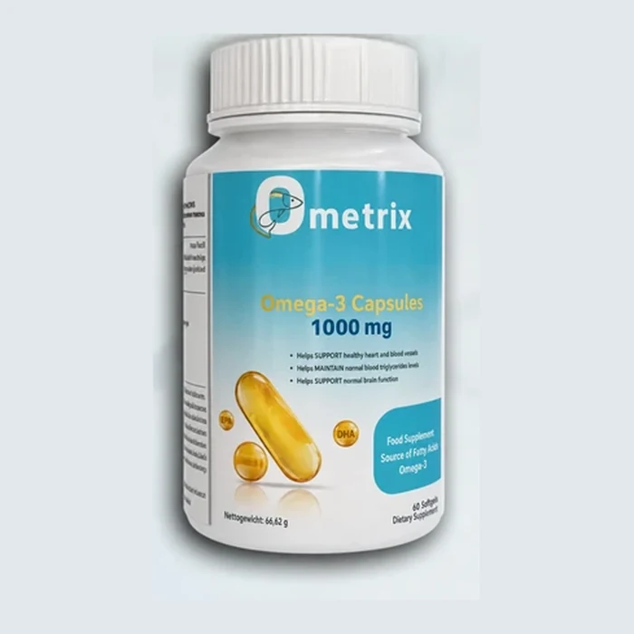 Ometrix Omega-3 1000 mg capsule bottle