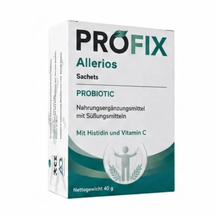 Profix Allerios probiotic sachet carton