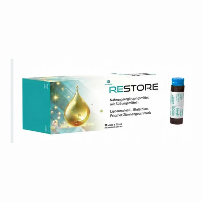 Restore liposomal glutathione vial carton, 30 vials x 10 ml