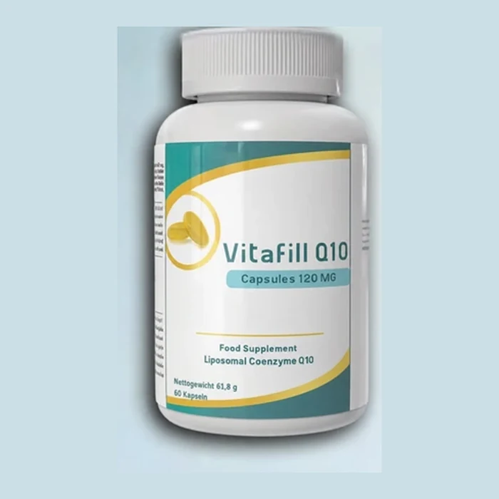 Vitafill Q10 liposomal coenzyme Q10 capsule bottle